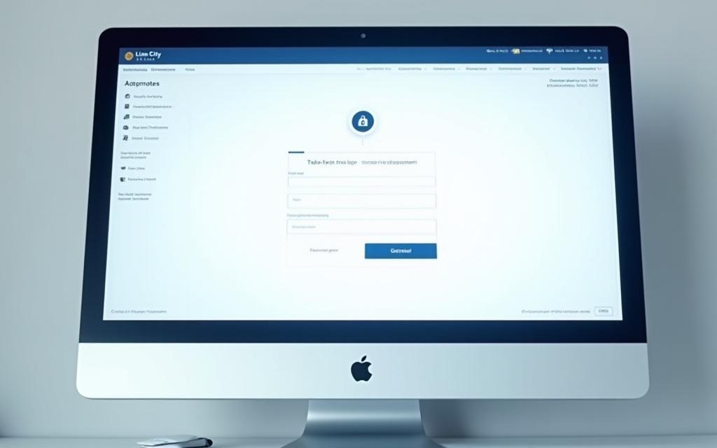 Homepage of the Lion City Legal client portal