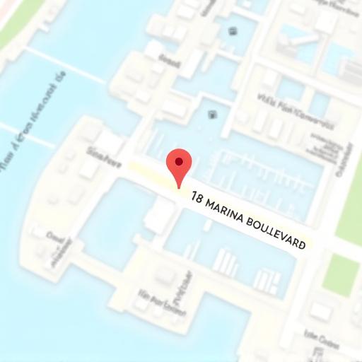 Map showing location of Tide Craft office in Singapore